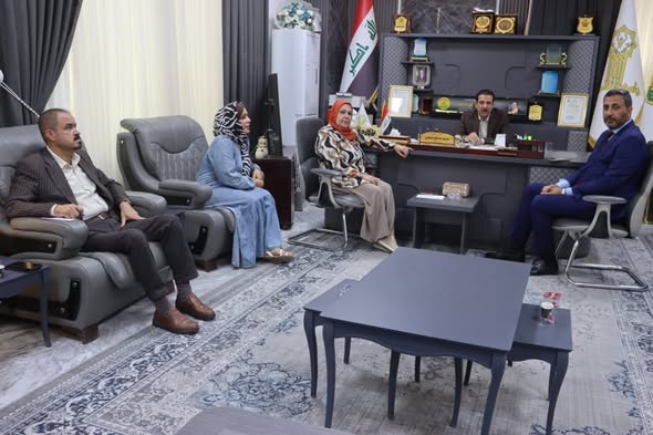  زيارة أ.م.د محمد كامل كلية الآداب